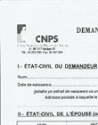 Demande de liquidation de retraite